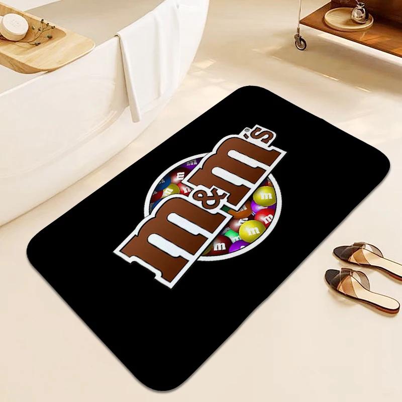 Carpet for Bedroom M&M's Sleeping Room Washable Non-slip Kitchen Rug Anti Slip Veranda Floor Mat Useful Things for Home