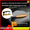 Volkswagen Weilan Wagon Rearview Mirror Blue Sequential Turn Signal Light