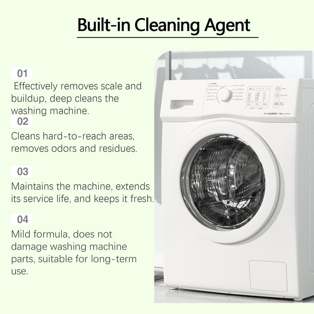 Washing Machine Cleaner: Deep cleans the inner drum with a powerful formula