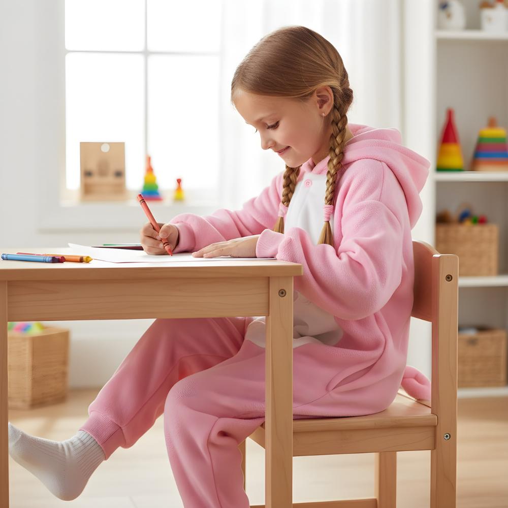 Piżama Onesie Kigurumi Kostium Przebranie Różowa Świnka Dzieci 95 - 105Cm