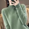 Women's Cashmere Sweater Qinghe Cashmere 30% Cashmere 70% Wool Autumn and Winter Cashmere Pullover Soft and Warm