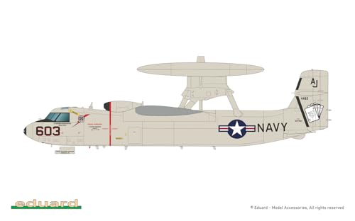 Eduard 1/72 Limited Edition Eyes of the Fleet E-2C Hawkeye Plastic Model Kit EDU2153 (Airplane)