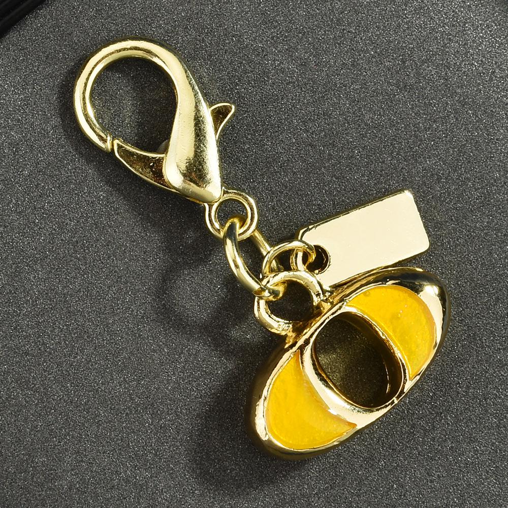 Creative Dinosaur Cartoon Ice Cream & Fruit Keychain Pendant