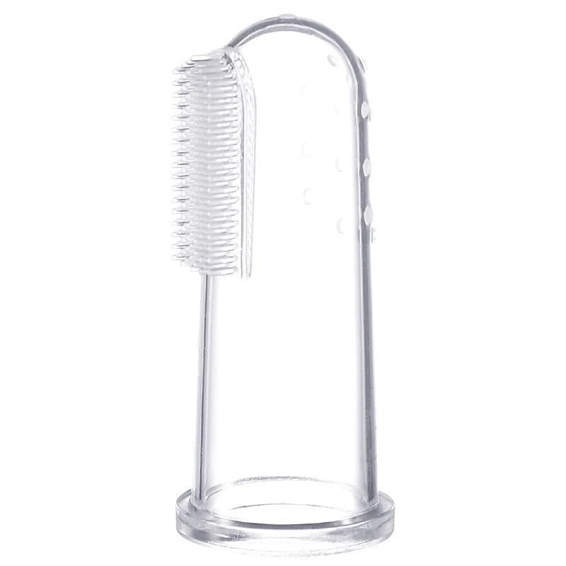 

Silicone Finger Toothbrush for Small Pets - Anti-Bite Oral Cleaning Tool for Dogs and Cats