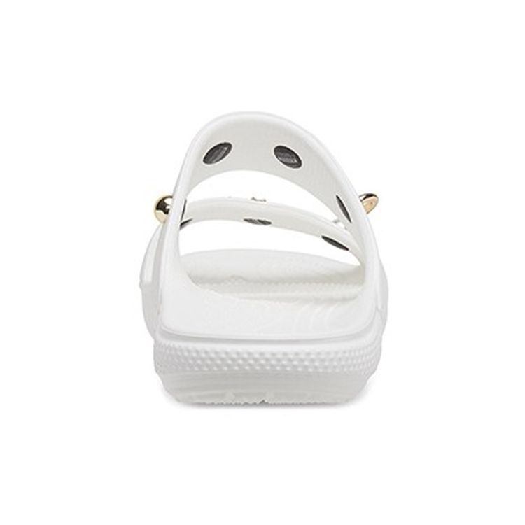 Crocs Soft Sole Comfortable Outdoor Slide Sandals Women Sandals White 207387-103