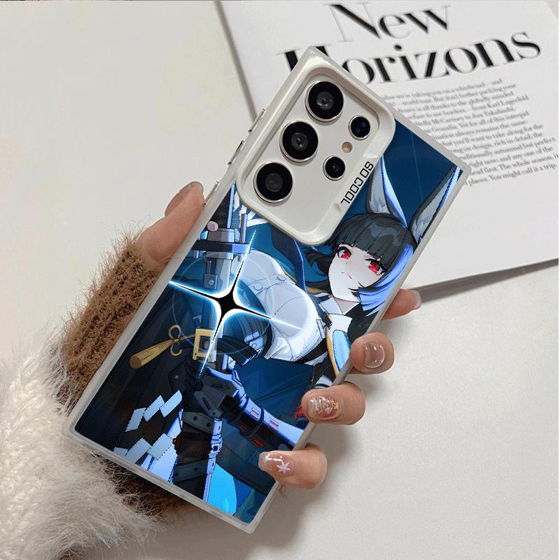 Zenless Zone Zero Hoshimi Miyabi Soft Phone Case for Samsung Galaxy S24 S25 FE S26 Edge S23 Ultra S22 Plus S21 + Shockproof Cove