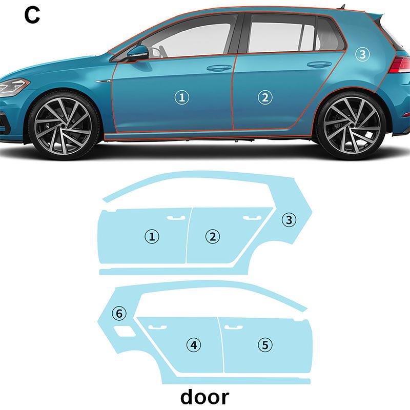 Volkswagen Golf R Invisible Anti-Scratch Paint Protection Film