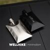 WELLHIKE Stainless Steel 6 oz Hip Flasks Exquisite Wine Bottle Outdoor Wine Bottle 150ML Portable Travel Drinkware