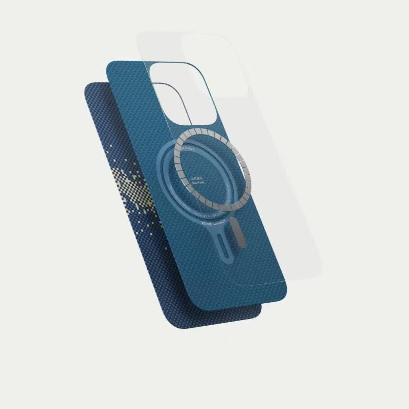 PITAKA Case For iPhone 16 Pro Kevlar Wireless Charging Back Cover Case for iPhone 16 Pro