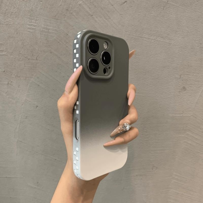 Luxury Liquid Silicone Gradient Color Phone Case For For Iphone 13 14 15 16 17 Pro Max Air Plus Soft Candy Bumper Cases Cover