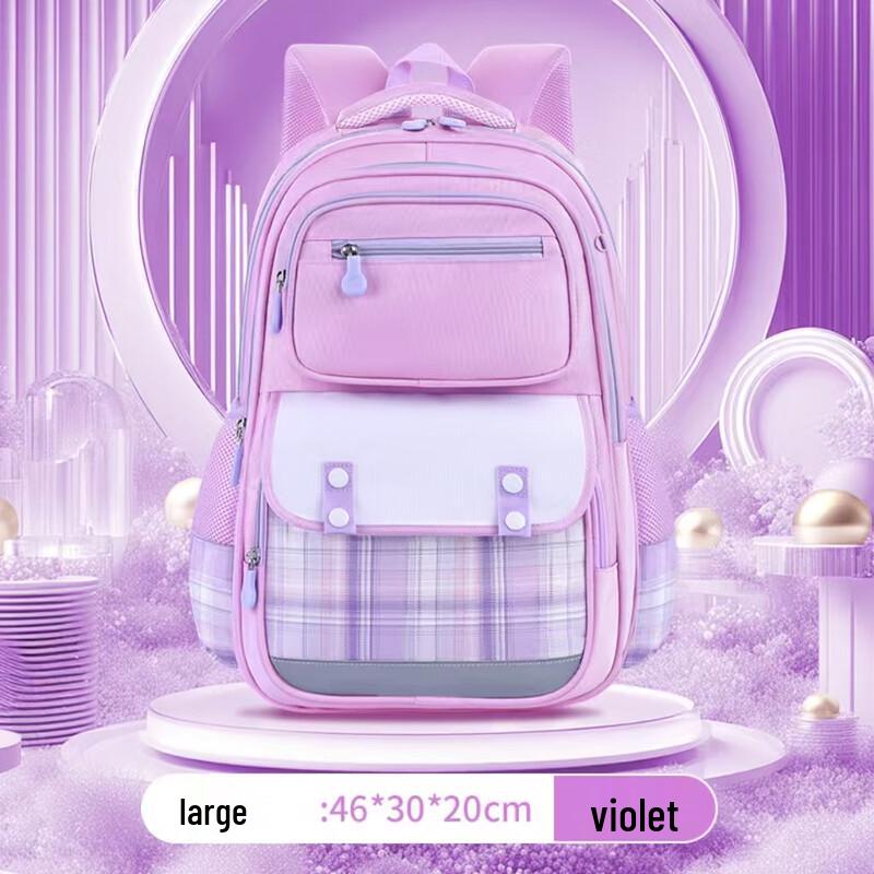 Oujiewang Girls  Ergonomic School Backpack