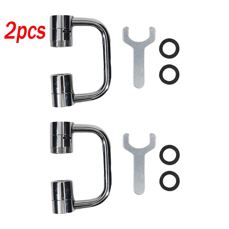 Faucet Extender Swivel Adapter Set Universal Faucet Extension Tool-Free Install for Bathroom Sink Pull-Down Faucet Extender