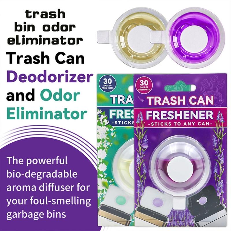 Trash Can Adhesive Air Freshener Discs for Bedroom Office Gym Bathroom Odor Neutralizer