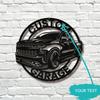 Custom Metal Garage Wall Art Car Silhouette Iron Craft Man Cave Gift