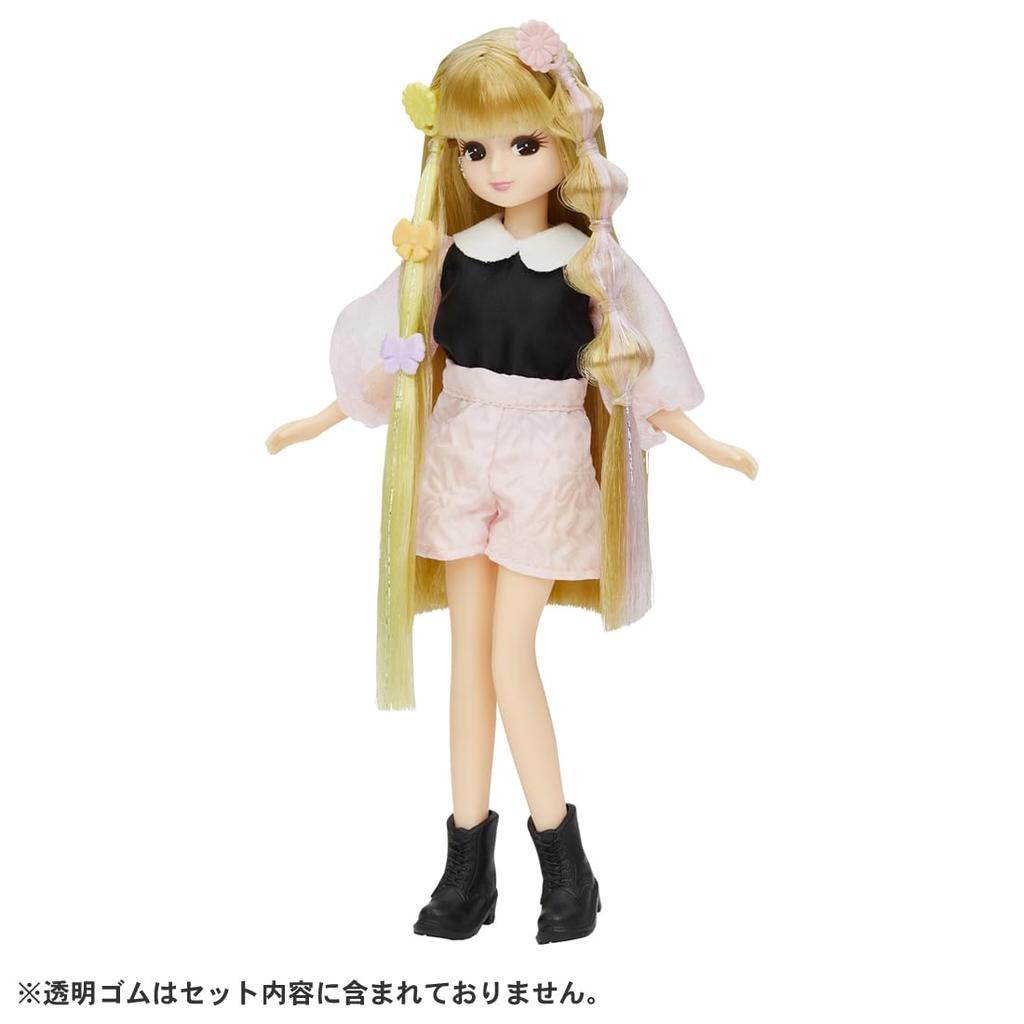 TAKARA TOMY Licca-chan Doll Exterica-chan Push Pink Deluxe Dress-up Play Toy Ages 3+