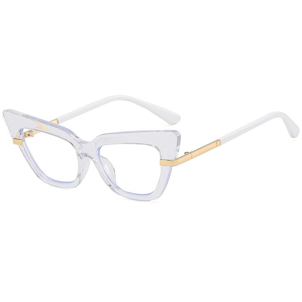 

Маленькая оправа очков Cat s Eye Flat, оправа очков Anti-Blue Light, модная простая оправа, можно сочетать с оправой очков для близорукости Anti-blue lens