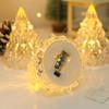 8.5CM Warm/White Flameless LED Christmas Tree Shape Candle Light for Home Party Christmas Decoration New Year Gift 2025 Navidad