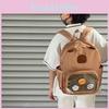 Preschool Nylon Trendy Backpack With Playful Capybara Print For Kids Toddlers And