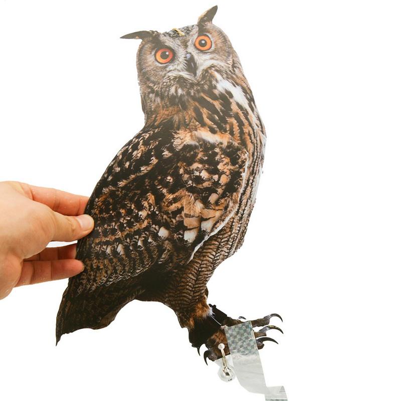 Bird Repel Scarecrow Durable Owl Scarer Pendant Bird Repellent Bell Pastoral Orchard Scarer Pendant Outdoor Garden Decoration