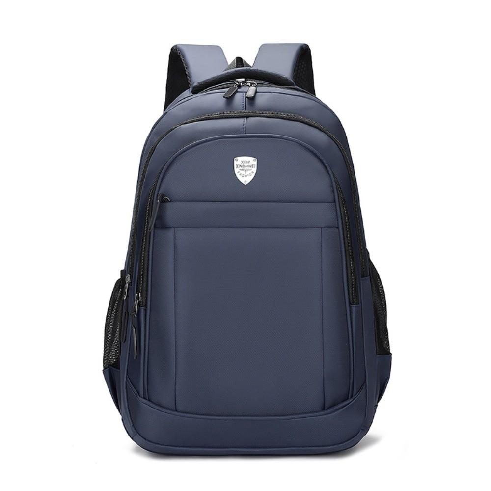 

Waterproof Student School Bag Solid Color Laptop Bag Durable Travel Knapsack Men Women