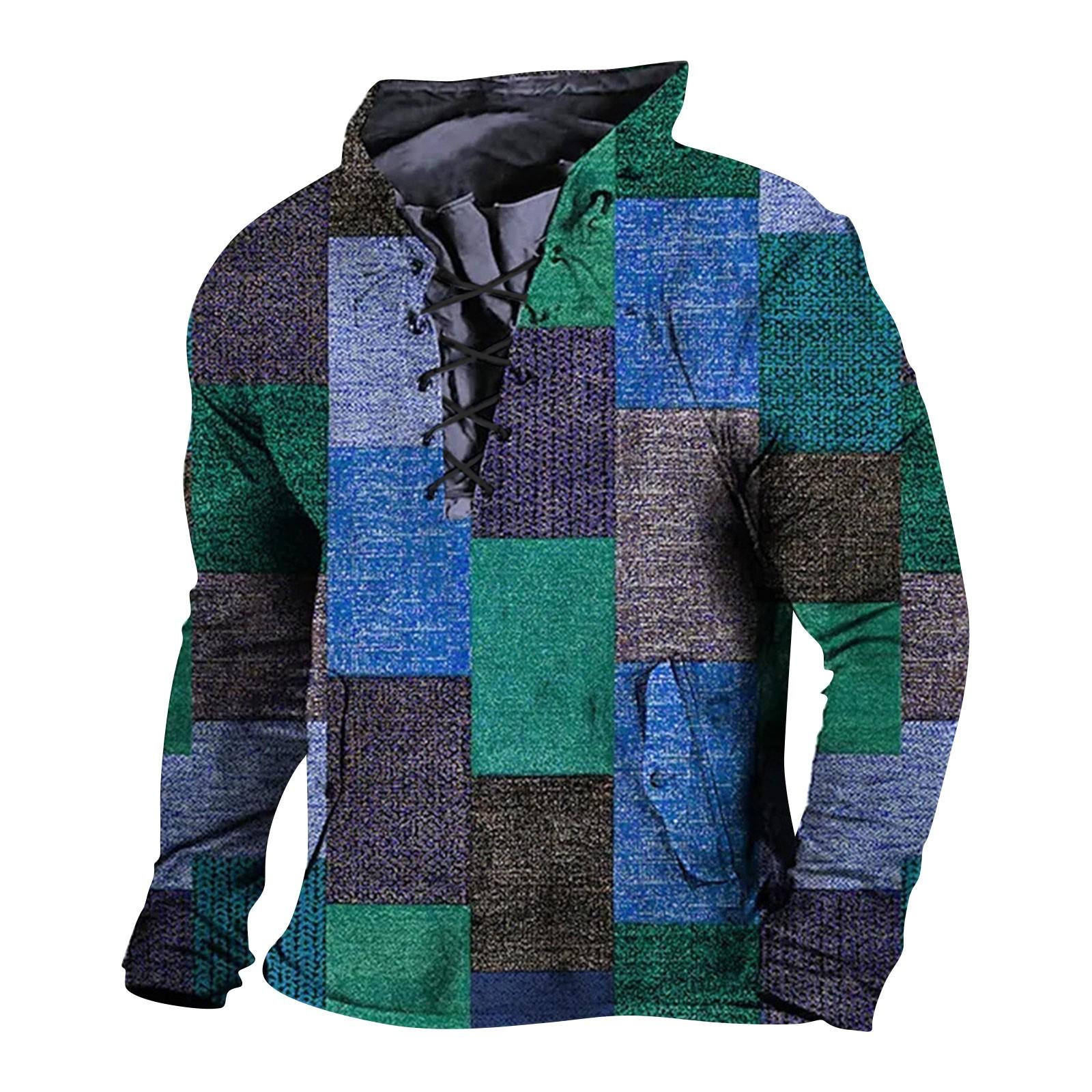 

Одежда для фитнеса, мужской периферийный свитер, футболка с длинными рукавами и капюшоном XXL синий