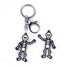 Human Skeleton Earrings Silicone Mold Crystal Epoxy Decorative Pendants Mold