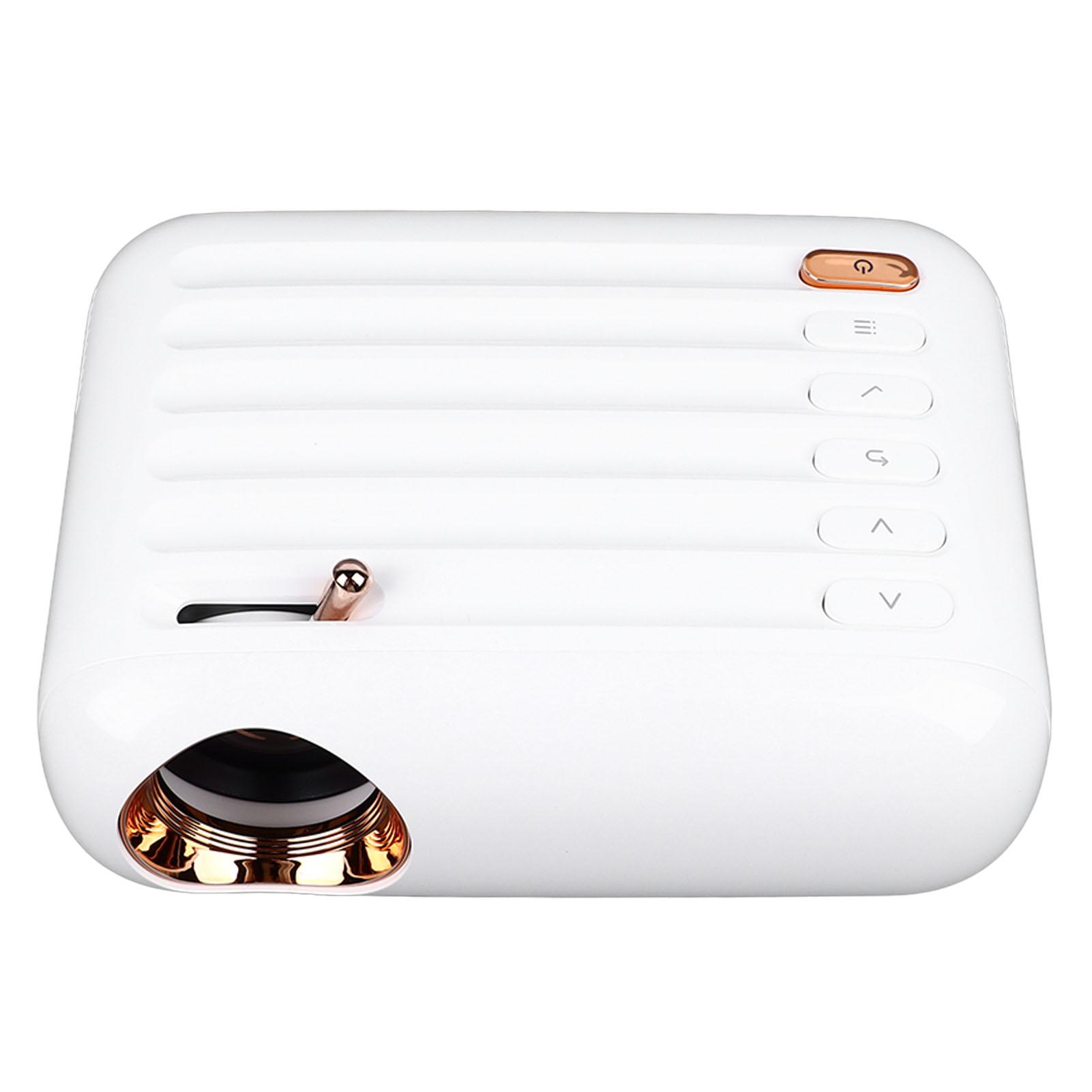 

Портативный проектор HD 720P Bluetooth беспроводной одновременный экран мини-проектор для дома спальни US Plug