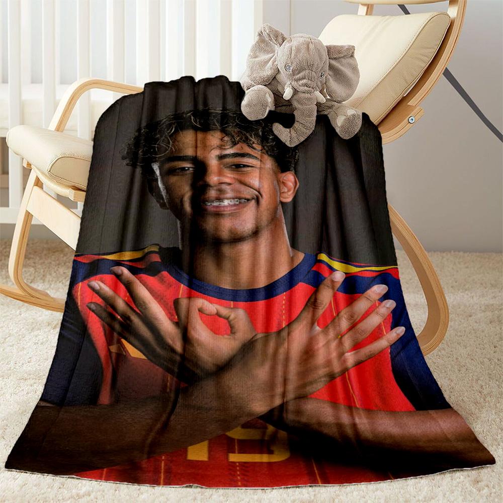 Lamine Yamal's World Cup Champion Celebration Blanket Ultra-Soft Perfect for Couch Sofa Office for All Occasions Warmthful Decor Birthday Christmas Gi