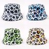 Leopard Print Fisherman Hat Fashionable Versatile Basin Hat Spring Autumn Sun Hat Adjustable Size