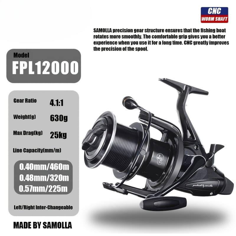 Wysokowydajny kołowrotek spinningowy do wody morskiej i słodkowodnej z podwójną odpornością i wysoką siłą hamowania łożysko 6+1BB i podwójna prowadnica