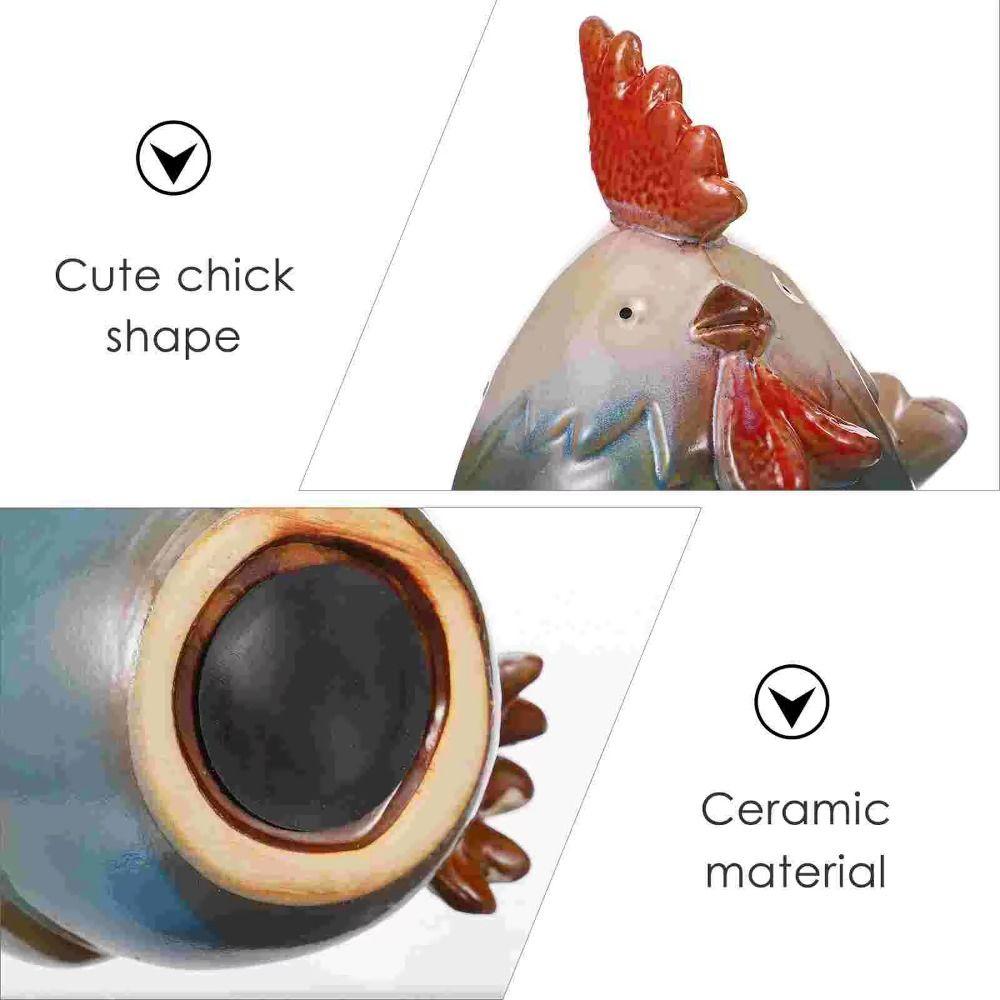 Chicken Shaped Piggy Coin Bank Creative Cute Money Box Unique Ceramic Piggy Bank  Home Decoration