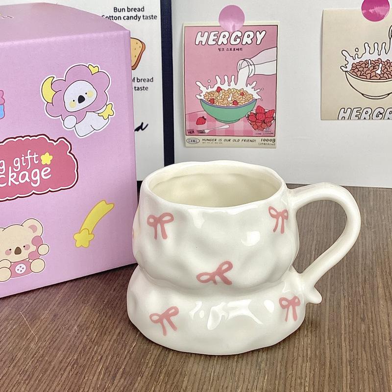 Unterglasurfarbiger Keramikbecher Souvenirbecher für Zuhause Geburtstagsgeschenk Wasserbecher Paar Kaffeetasse Persönlich