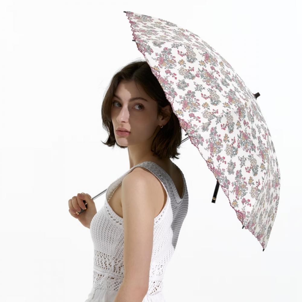 Daks Pink Flower Pattern Umbrella Dbum5e658p1 Single option
