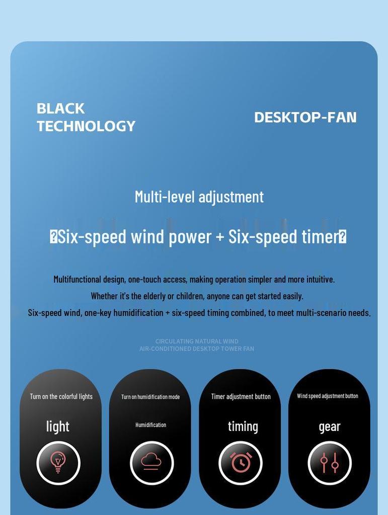 USB Desktop Mini Air Conditioner: Cooling Fan & Humidifier
