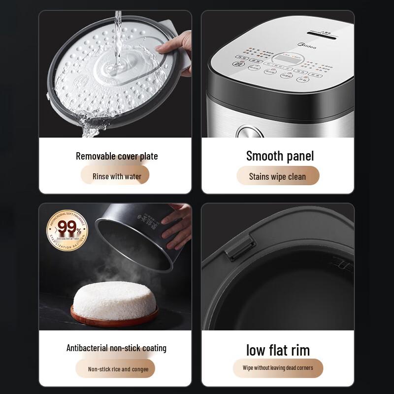 Midea 5L Smart Multi-function Rice Cooker CN Plug (adapter Included)