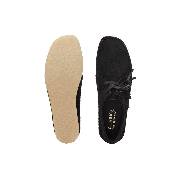 Clarks Originals Two-Layer Cowhide Vintage Fashion Comfortable Low-Top Casual Shoes Women sneakers Black 261732554