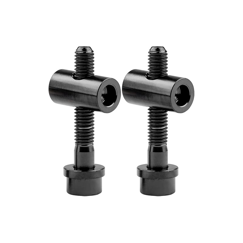 Titanium M5x30mm Ti Bolt Nut Washer for Thomson Seatpost Cycling Screws (Black)