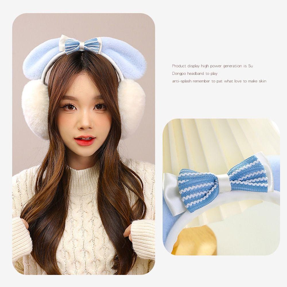 Windproof Earmuffs Autumn Winter Ear Warmer Fashion Plush Ear Cover
