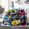 Custom Name skateboard Theme Printed Blanket - Perfect for Couch, Bed, Travel & Outdoor Use | Machine Washable, Cozy & Durable.