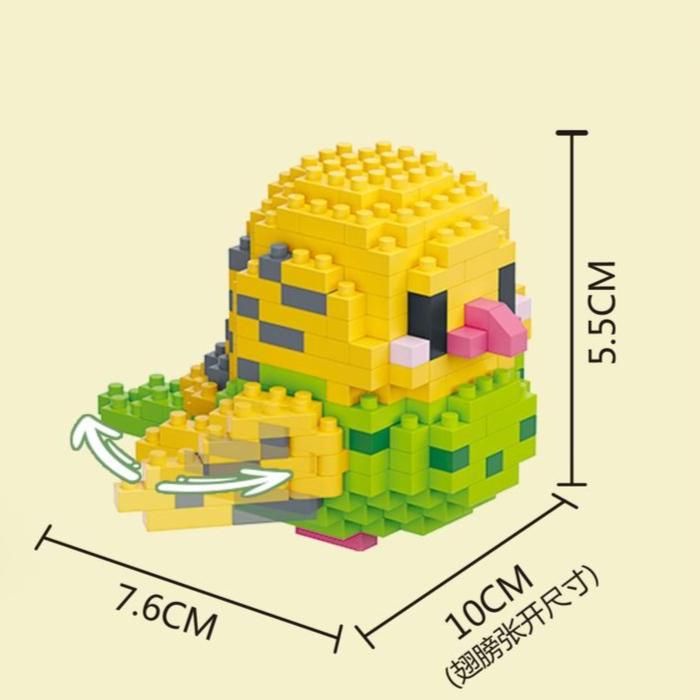 The Tiny Particle Parrot Cute Bird Series Of Building Blocks And Educational Toys Boys And Girls Children'S Day Gifts
