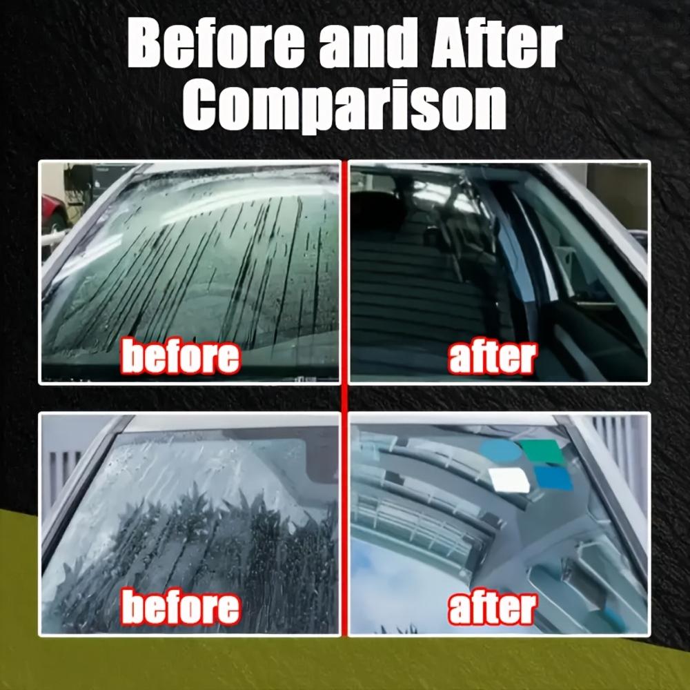 100ml Multi-Purpose Winter Glass Anti-Freeze & Fog Spray, Car Windshield Defogging Solution for Rainy, Foggy, Snowy Conditions,