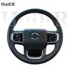 New DIY Hand Stitched Leather Steering Wheel Cover For Nissan Patrol Y63 2026 2026 Microfiber Leather Customize Accessories