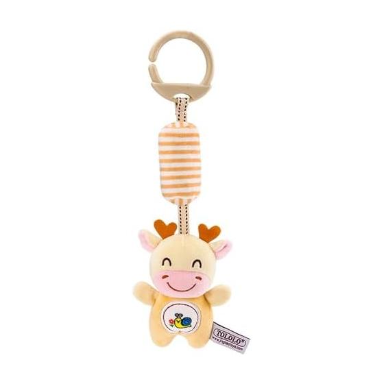 Shinse Plush Rattle Baby Toy Rattle Ring Stick Cute Cloth Toy From 3 Months Organic Cotton Popular Baby Gift Educational Toy Newborn Children Baby 0