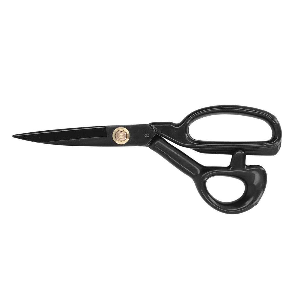 Sewing Scissors 8in Incisive High Manganese Steel Iron Ergonomic Handle Professional Heavy Duty