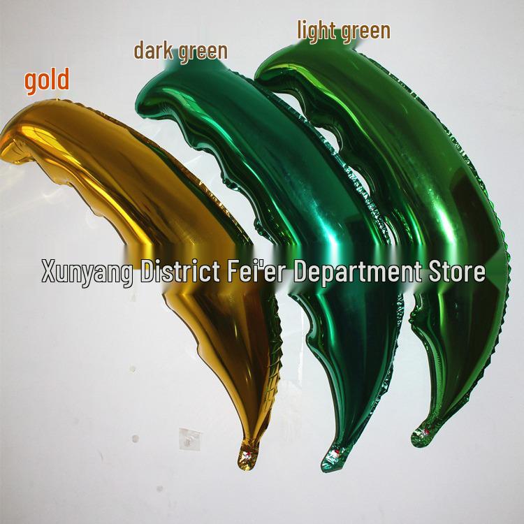 36-Inch Coconut Tree and Palm Leaf Shaped Aluminum Foil Balloons