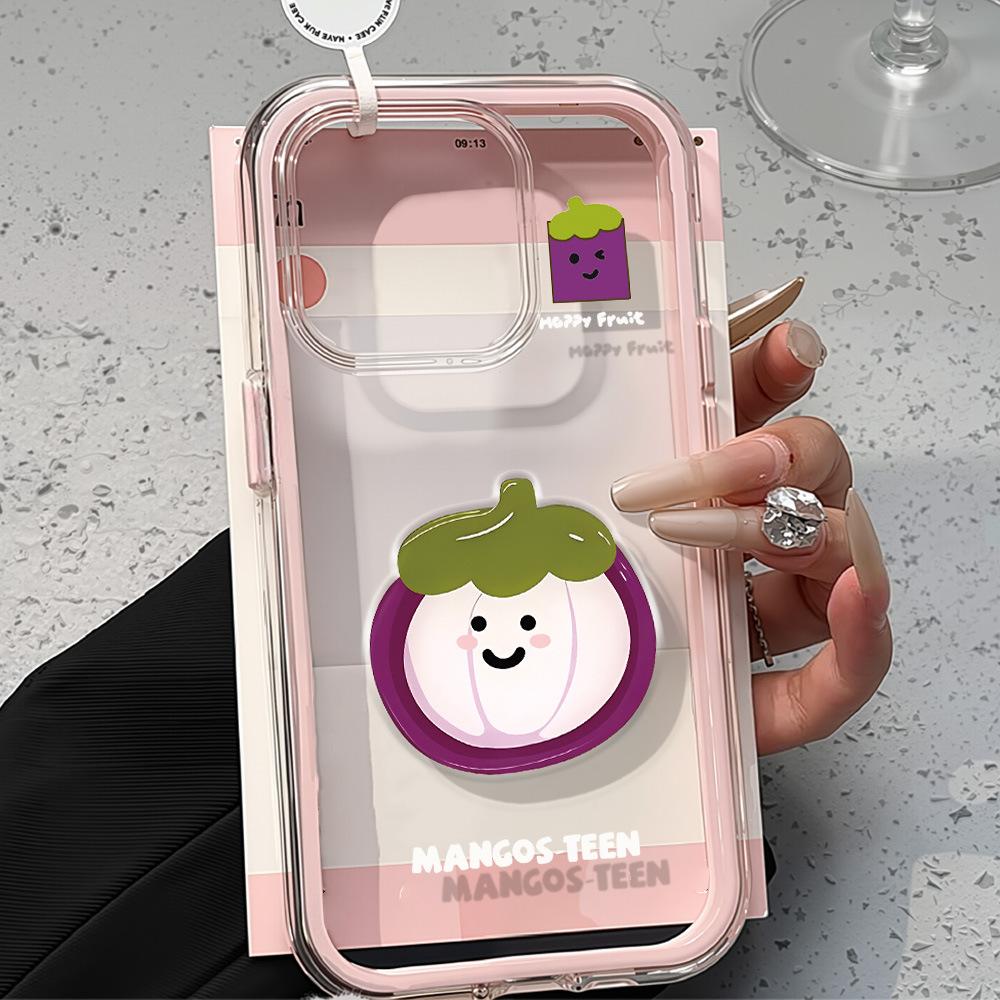 Summer fruit is suitable for iPhone17Pro Max mobile phone protective case 16 simple 15Pro niche simple anti-drop