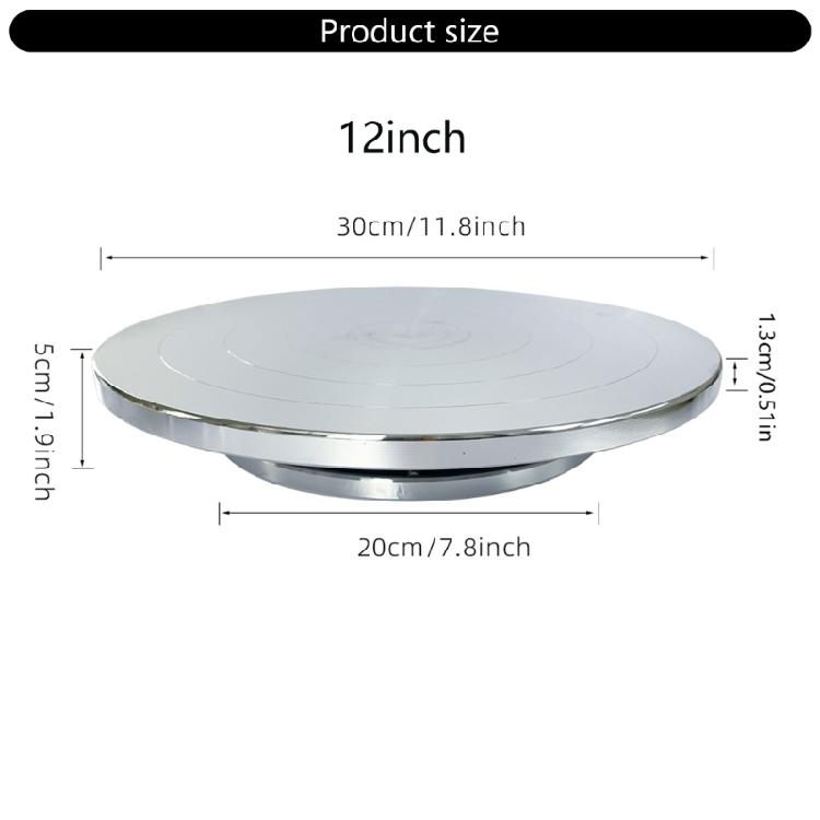 6/8/10/12 cali Koło Garncarskie Obrotowe Stół Obrót Koło Rzeźbiarskie Łatwe w Użyciu Obrotowy Stół do Ciasta