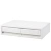 Recycled Polypropylene Small with Two White 37cm W X 26cm D X 9cm 84799679 Organizer, Wide, Small, Drawers, Gray, Approx. H,
