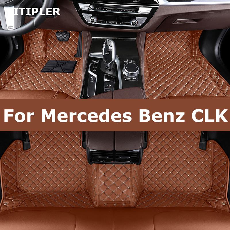 TITIPLER Custom Car Floor Mats For Mercedes Benz CLK C209 A209 2002-2010 Years Auto Carpets Foot Coche Accessories