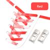 1 Pair Elastic Shoelaces Without Ties Metal buckle Lazy Shoe Laces For  Sneakers Rubber band Sports Enthusiasts Flat Shoes Lace